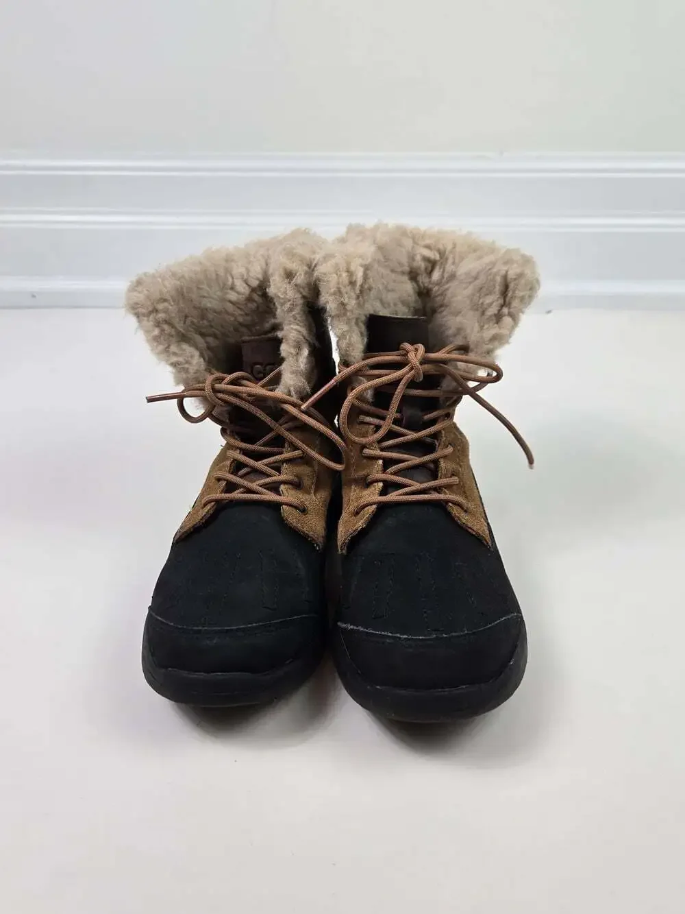 UGG Baxter Snow Boots Toddler Size 2 Shearling Winter Duck Boots
